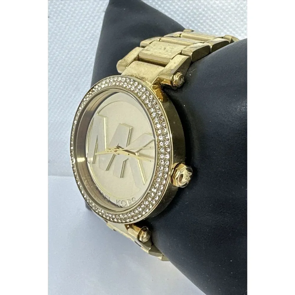 Michael Kors Parker MK5784 Women's Gold Stainless Steel Analog Dial Watch NUL14